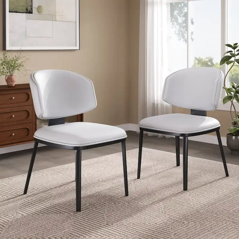 PU Leather Upholstered Dining Chairs