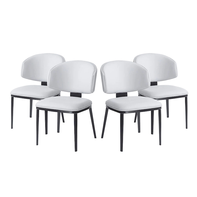 PU Leather Upholstered Dining Chairs