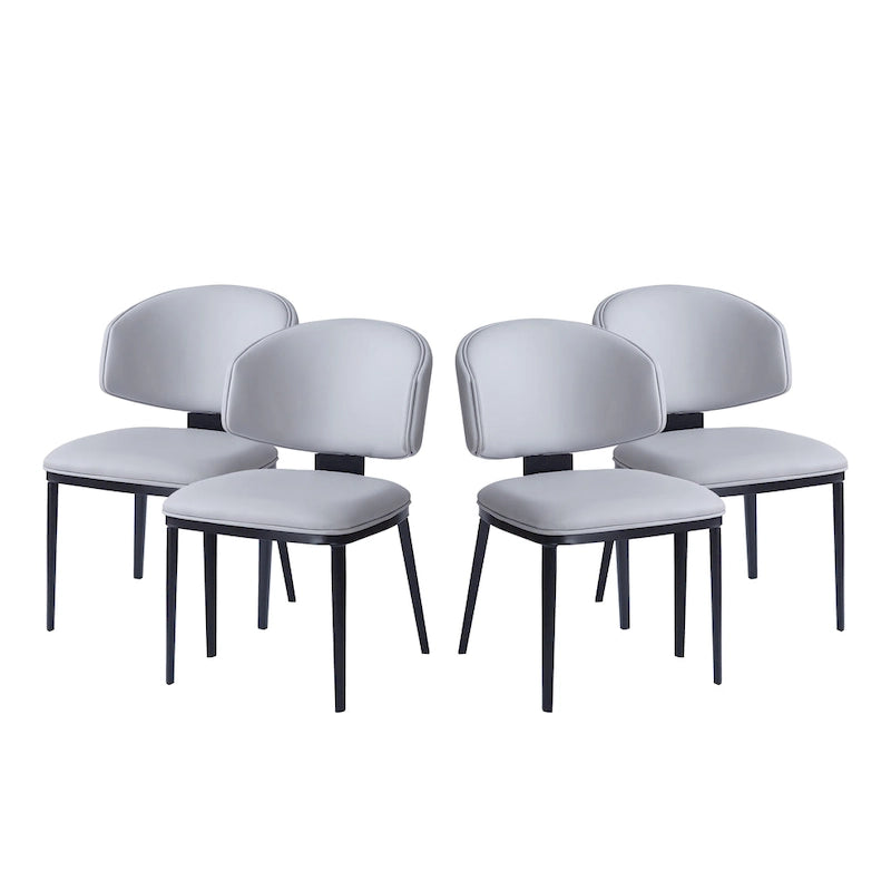 PU Leather Upholstered Dining Chairs