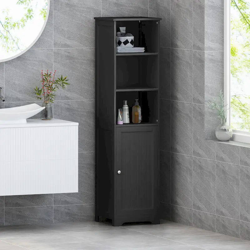 Colonna contenitore autoportante per il bagno