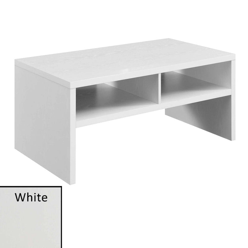 Modern 3-Tier Coffee Table with Shelves