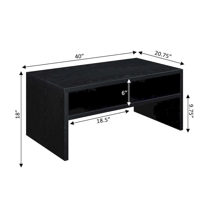 Moderner Couchtisch mit 3 Ebenen und Ablageflächen