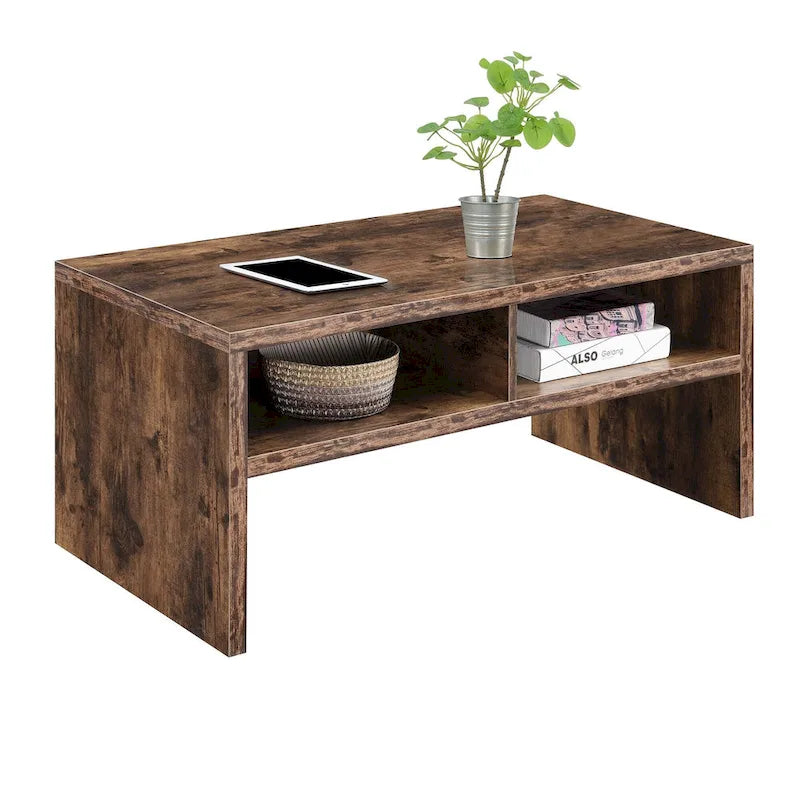 Moderner Couchtisch mit 3 Ebenen und Ablageflächen