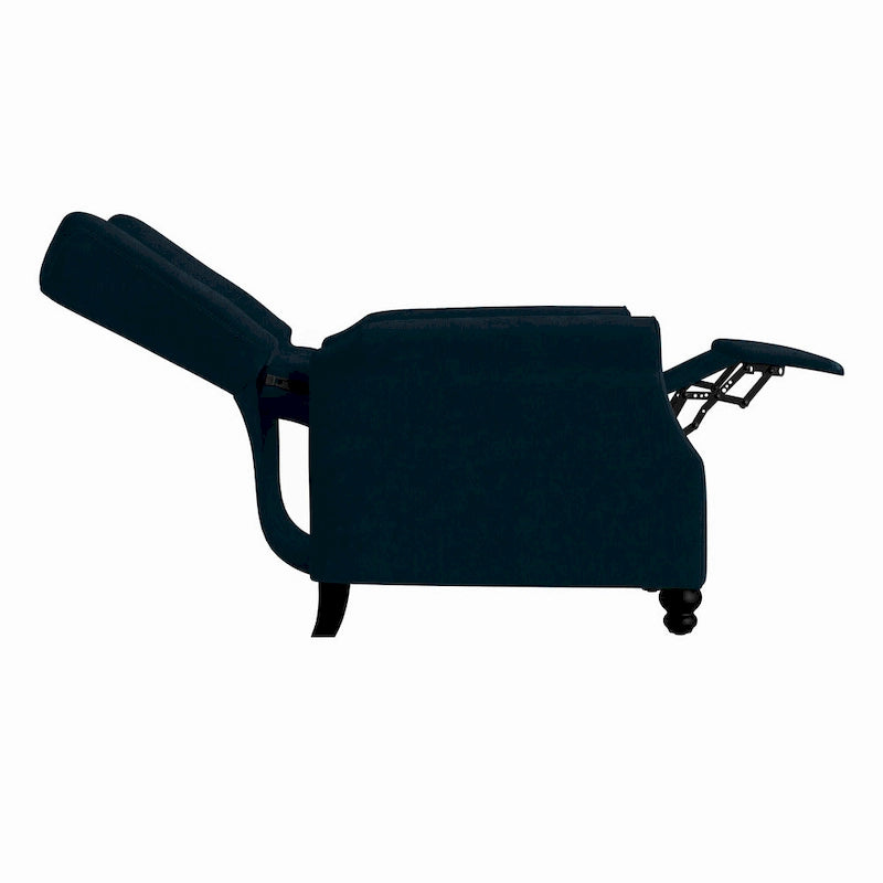 Plush Pushback Recliner Chairs, Set of 2