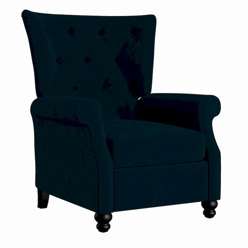 Plush Pushback Recliner Chairs, Set of 2