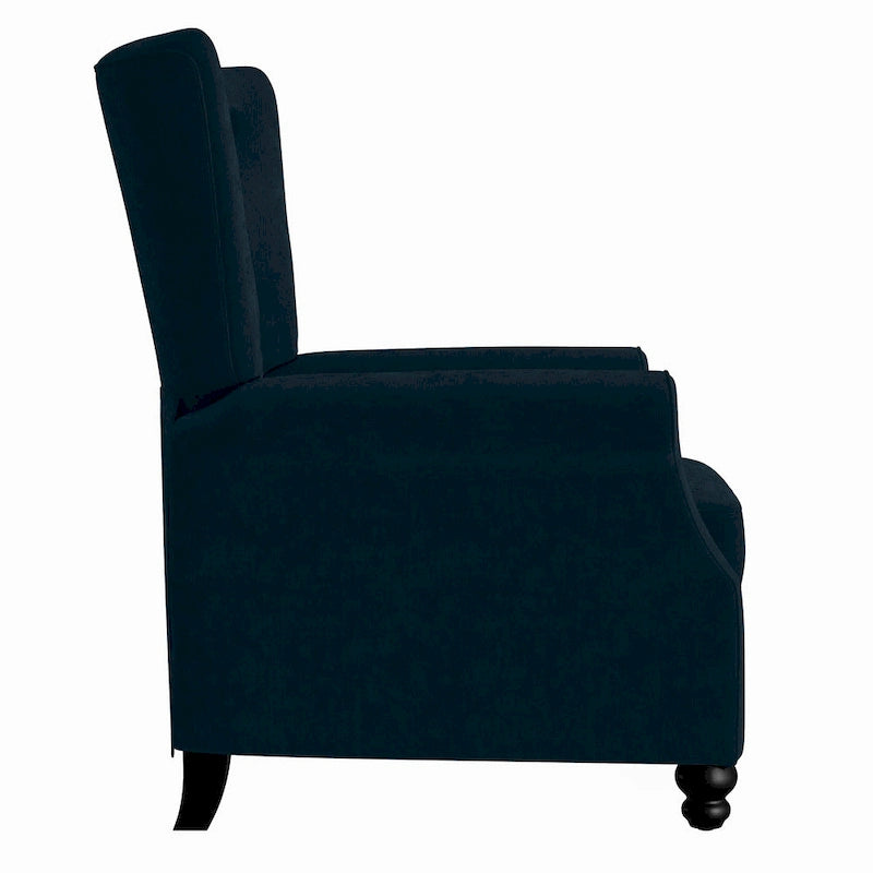 Plush Pushback Recliner Chairs, Set of 2