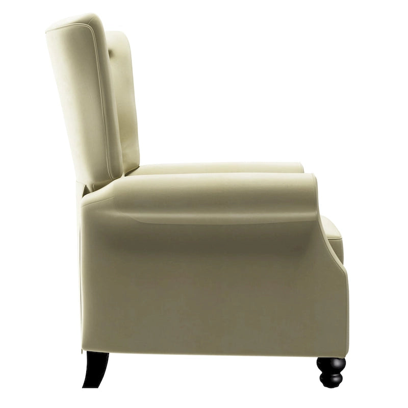 Plush Pushback Recliner Chairs, Set of 2