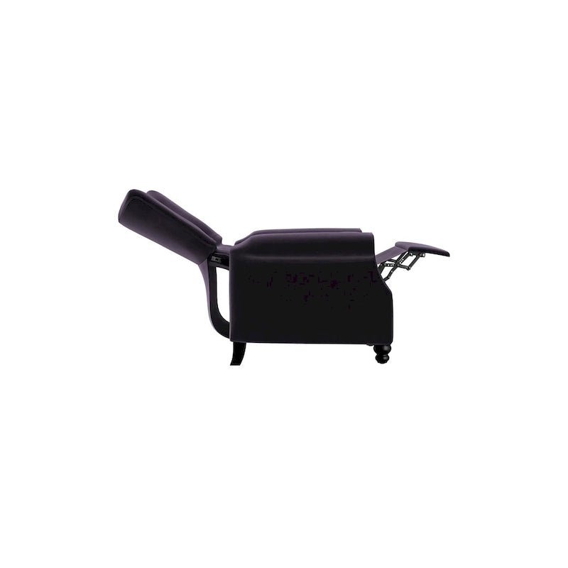 Plush Pushback Recliner Chairs, Set of 2