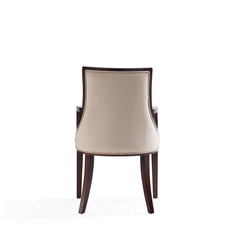 Traditional Faux Leather Dining Armchair