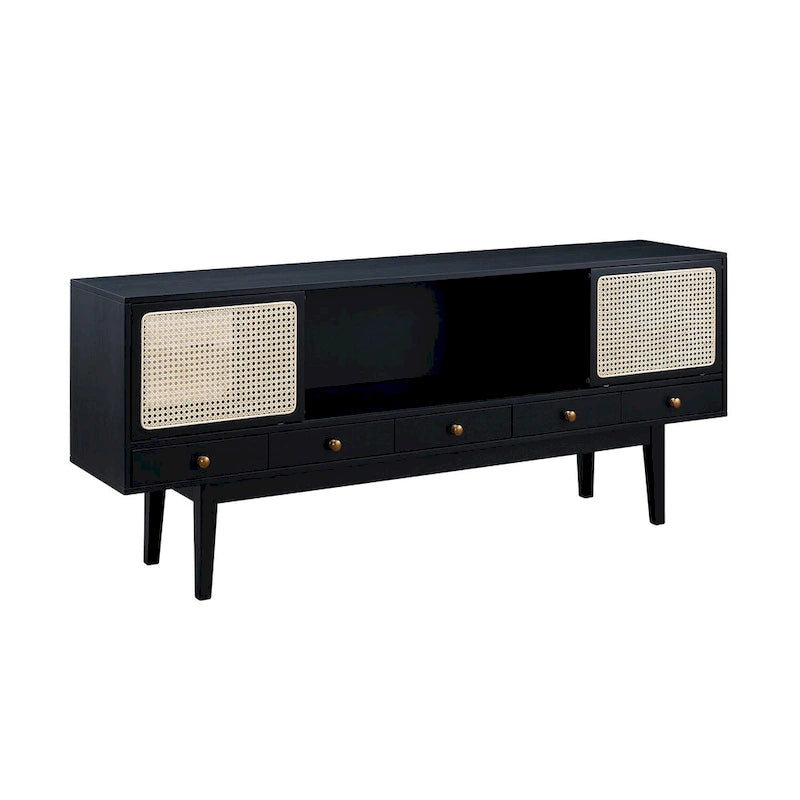 Mid-Century Modern TV Stand Media Console for TVs up to 68"