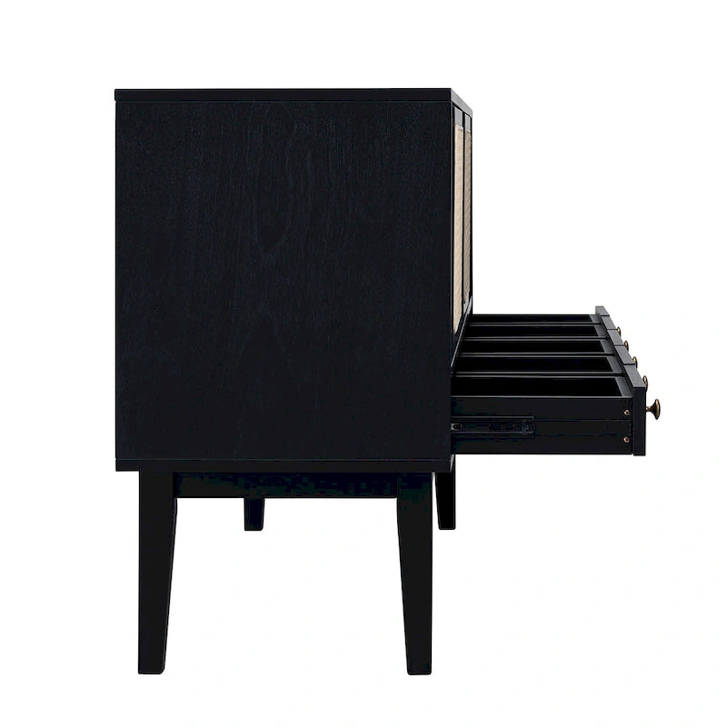 Mid-Century Modern TV Stand Media Console for TVs up to 68"