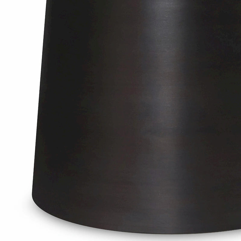 Modern Industrial 16" Metal Accent Side Table, Fully Assembled