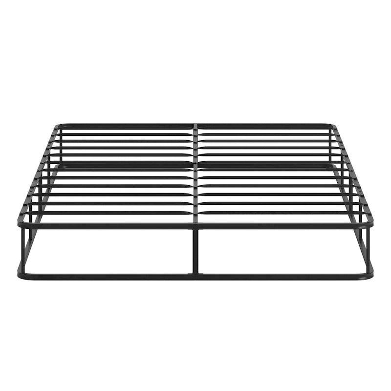Black Metal Platform Bed Frame, No Box Spring Required
