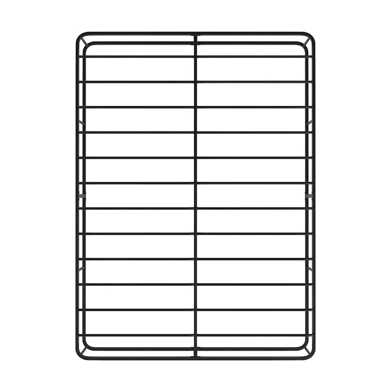 Black Metal Platform Bed Frame, No Box Spring Required