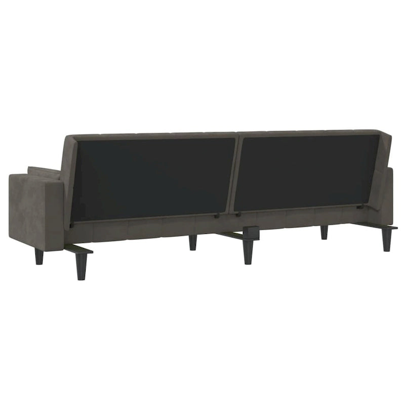 2-Seater Convertible Sleeper Sofa Couch in Velvet