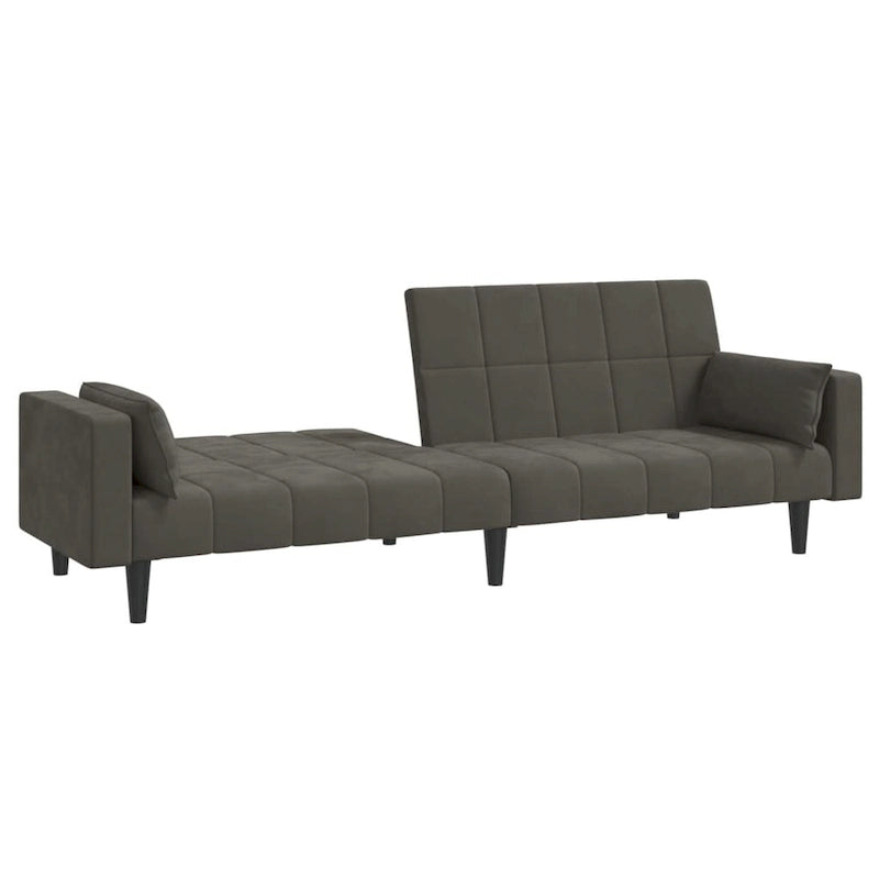 2-Seater Convertible Sleeper Sofa Couch in Velvet