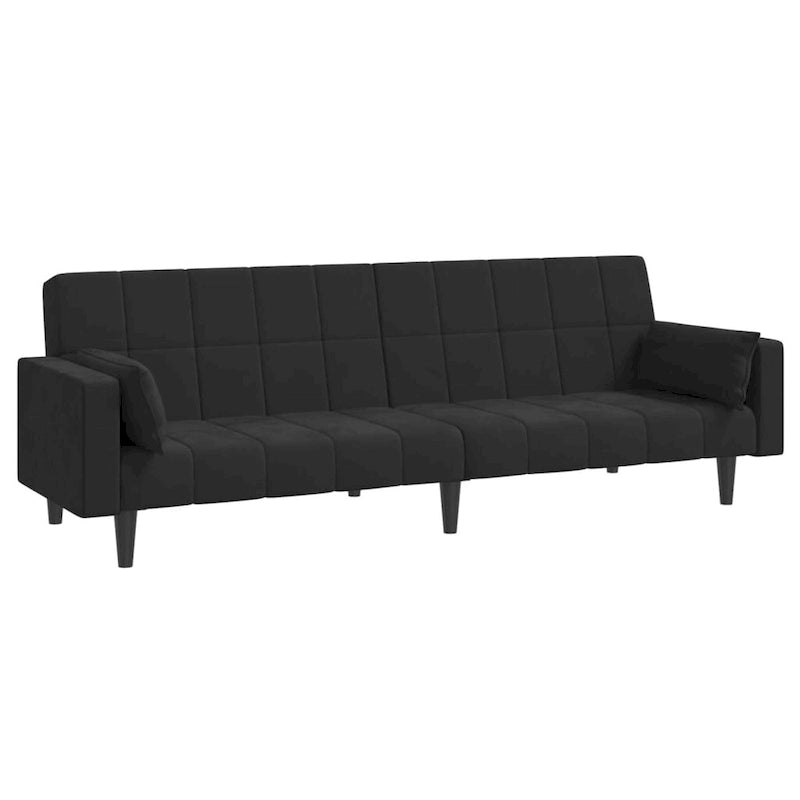 2-Seater Convertible Sleeper Sofa Couch in Velvet