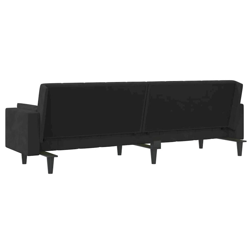 2-Seater Convertible Sleeper Sofa Couch in Velvet