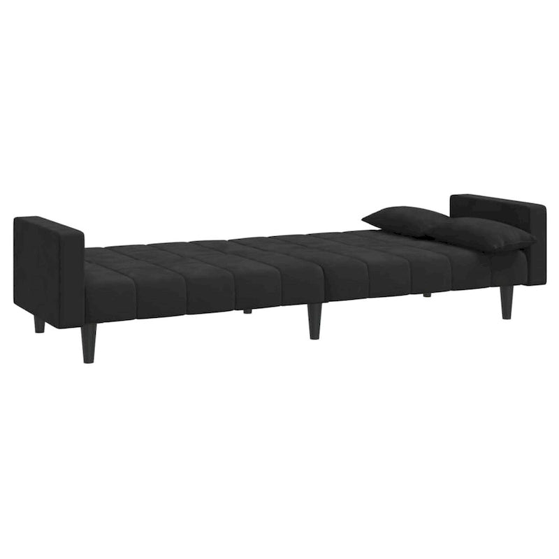 2-Seater Convertible Sleeper Sofa Couch in Velvet