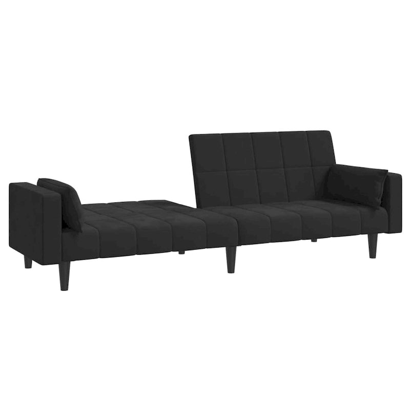 2-Seater Convertible Sleeper Sofa Couch in Velvet