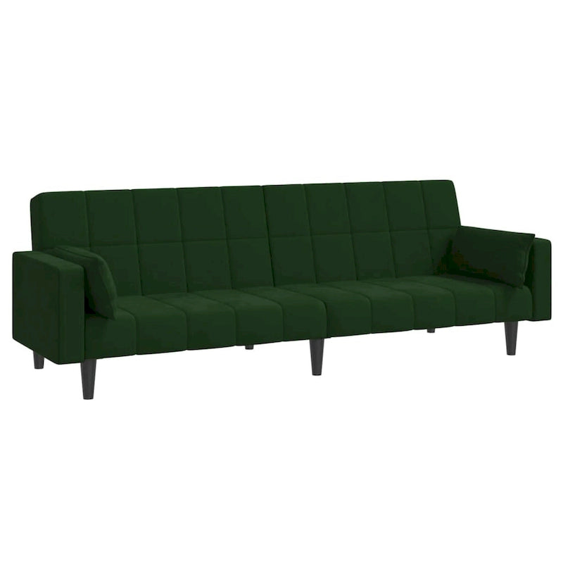 2-Seater Convertible Sleeper Sofa Couch in Velvet