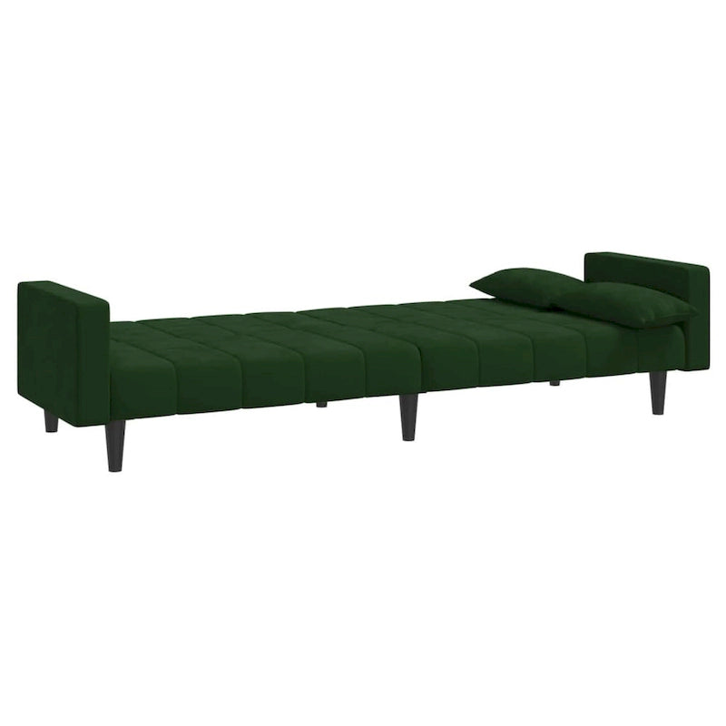 2-Seater Convertible Sleeper Sofa Couch in Velvet