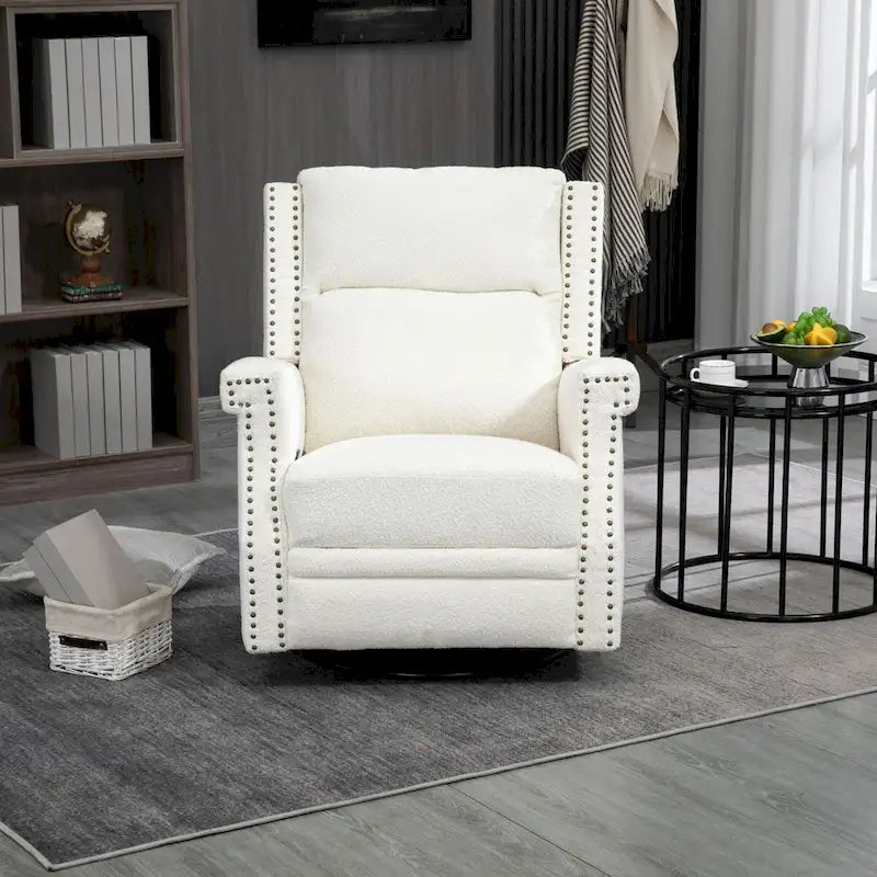 Swivel Manual Recliner Chair 360 Degree Leisure Arm Chair, Nursery Rocking Chairs