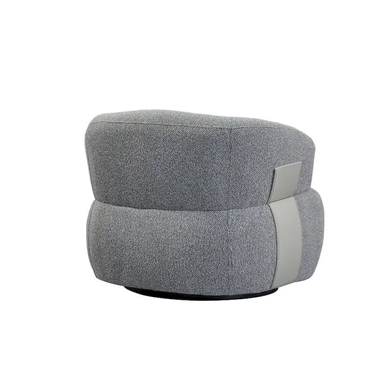 33W 360° Swivel Modern Barrel Accent Chair, Set of 2