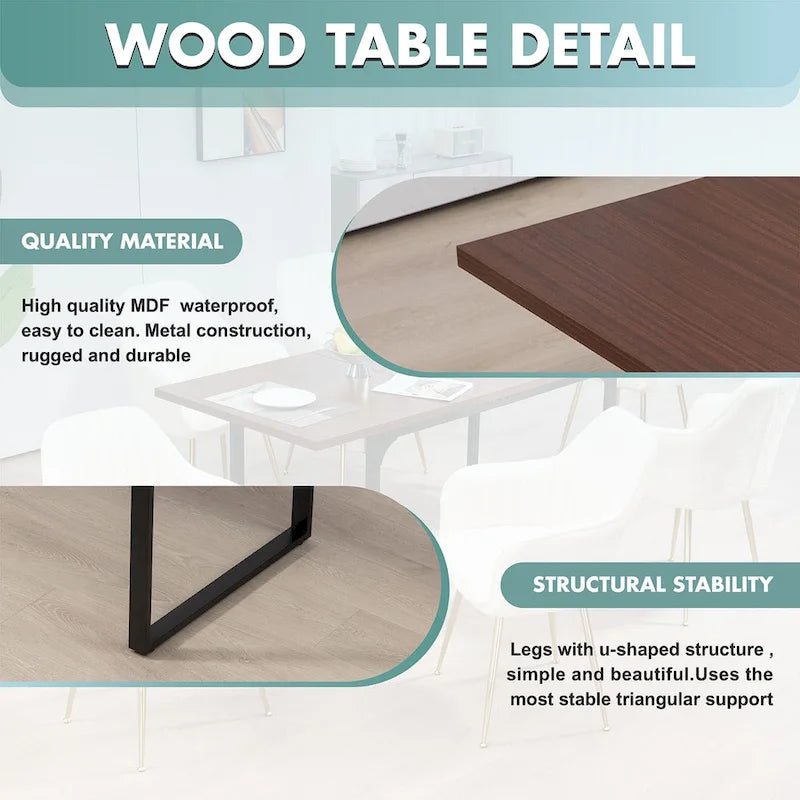 Modern Wood Dining Table