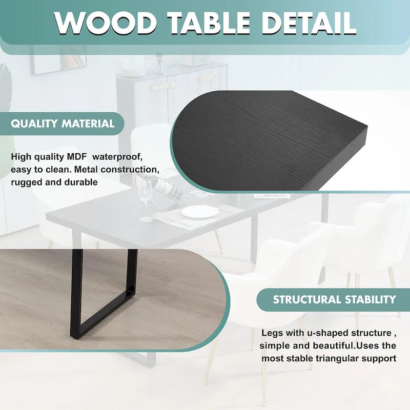 Modern Wood Dining Table